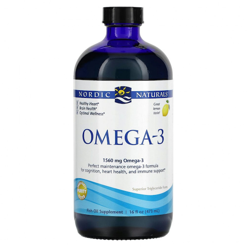 Nordic Naturals, Омега-3 со вкусом лимона, 1,560 мг, 473 мл (16 жидк. унций) #1