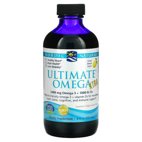 Nordic Naturals, Ultimate Omega Xtra, лимон, 8 жидких унций (237 мл) #1
