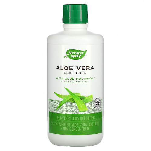 Nature's Way, алоэ вера, сок из листьев, 1 л (33,8 жидк. унции) #1