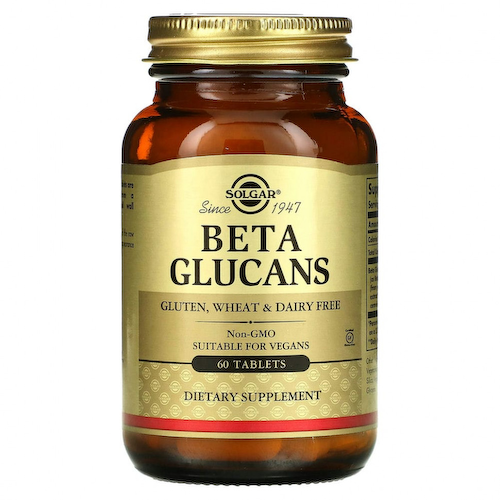 Solgar, Beta Glucans, 60 таблеток #1