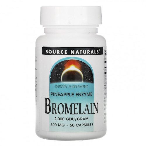 Source Naturals, Бромелаин, 500 мг, 60 капсул #1