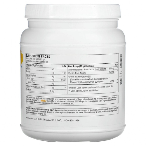 Thorne Research, FiberMend, 11,6 унциЙ (330 г) #1