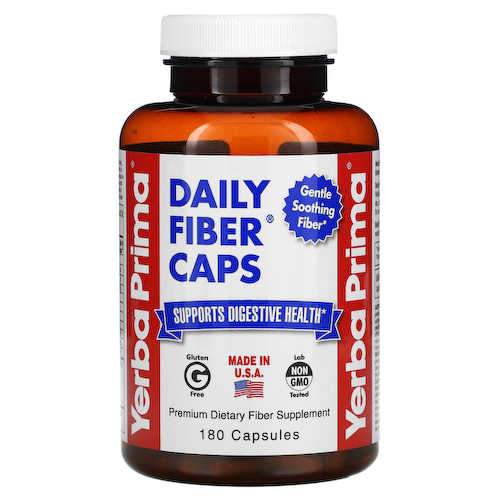 Yerba Prima, Daily Fiber, 180 капсул #1