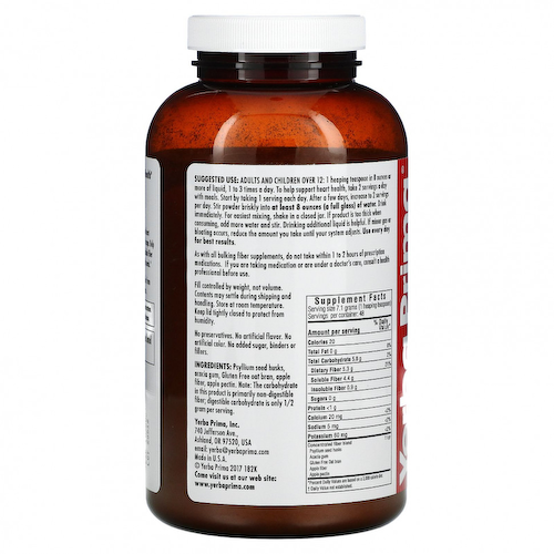 Yerba Prima, Формула с растворимой клетчаткой, 12 унций (340 г) #1