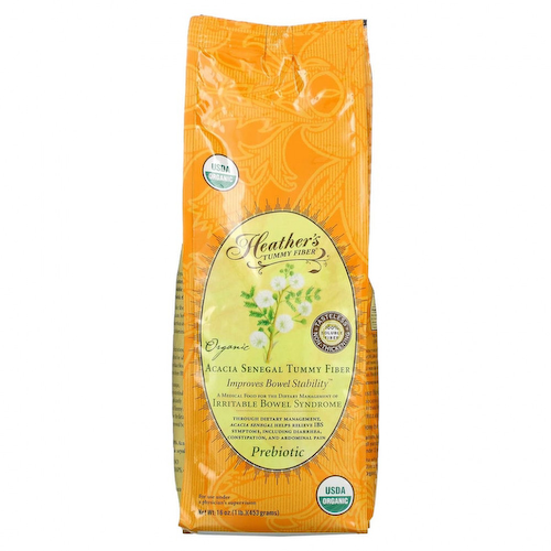 Heather's Tummy Care, Органическая растворимая клетчатка сенегальской акации, 453 г #1