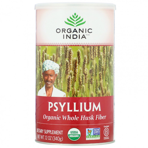 Organic India, Подорожник, клетчатка из шелухи органического подорожника, 340 г (12 унций) #1