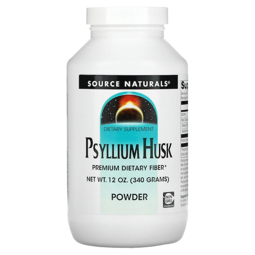 Source Naturals, Порошок из шелухи семян подорожника, 340 г #1