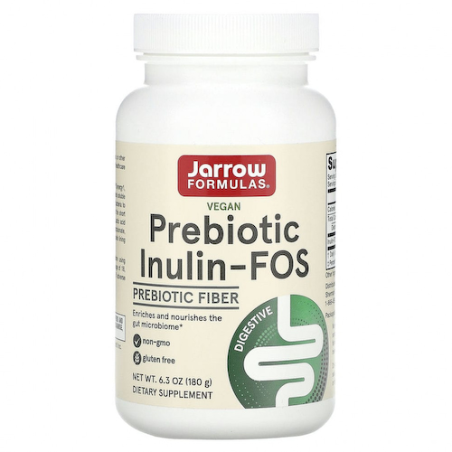 Jarrow Formulas, пребиотики с инулином и фруктоолигосахаридами, порошок, 180 г (6,3 унции) #1