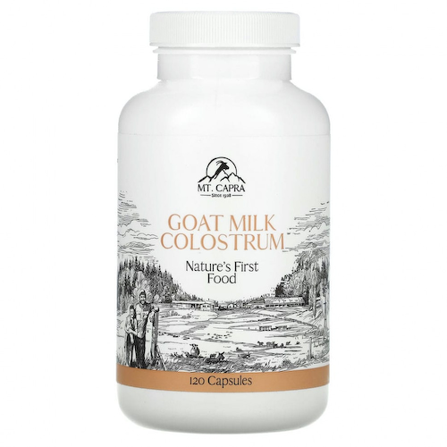 Mt. Capra, Capra Colostrum, молозиво из козьего молока, 120 капсул #1