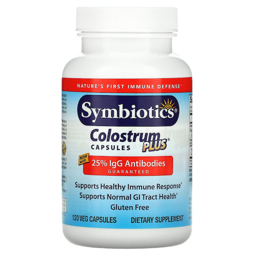 Symbiotics, Colostrum Plus, 120 вегетарианских капсул #1