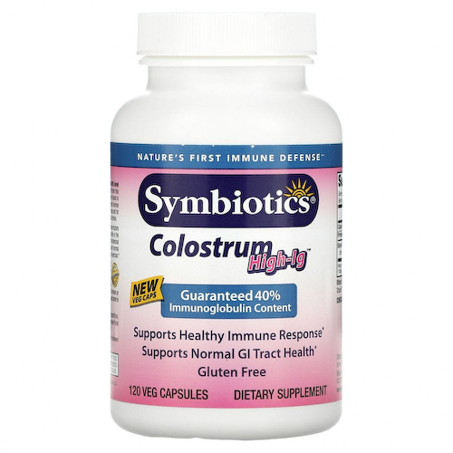 Symbiotics, High-IG, молозиво, 120 вегетарианских капсул #1
