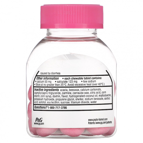 Pepto Bismol, Жевательные таблетки Pepto Bismol, 24 жевательные таблетки #1