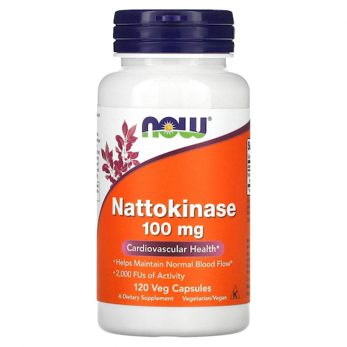 NOW Foods, Наттокиназа, 100 мг, 120 капсул #1