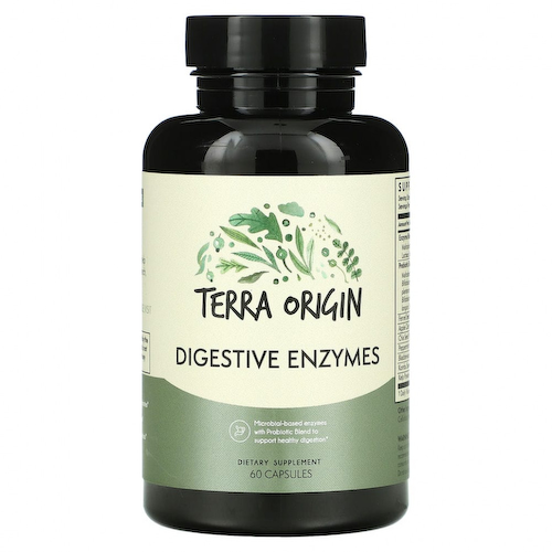 Terra Origin, пищеварительные ферменты, 60 капсул #1