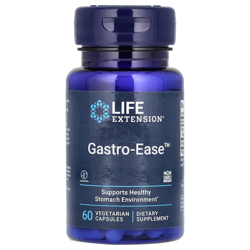 Life Extension, Gastro-Ease, 60 вегетарианских капсул #1