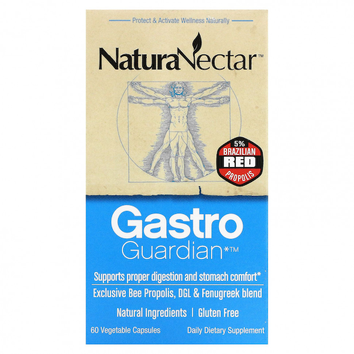NaturaNectar, Gastro Guardian, 60 вегетарианских капсул #1