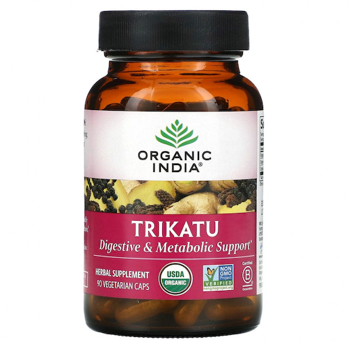 Organic India, Trikatu, 90 вегетарианских капсул #1