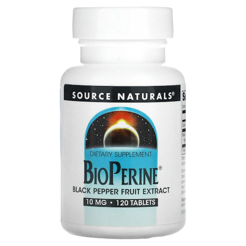 Source Naturals, BioPerine, 10 мг, 120 таблеток #1