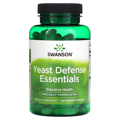 Swanson, Yeast Defense Essentials, 120 растительных капсул #1