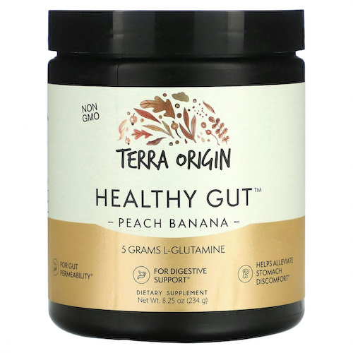Terra Origin, Healthy Gut, персик и банан, 8,25 унции (234 г) #1