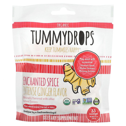 Tummydrops, Органический имбирь Enchanted Spice, 33 пастилки, 105 г (3,7 унции) #1