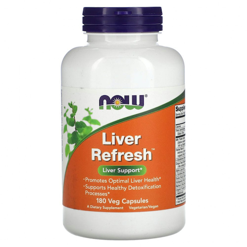 NOW Foods, Liver Refresh, 180 растительных капсул #1