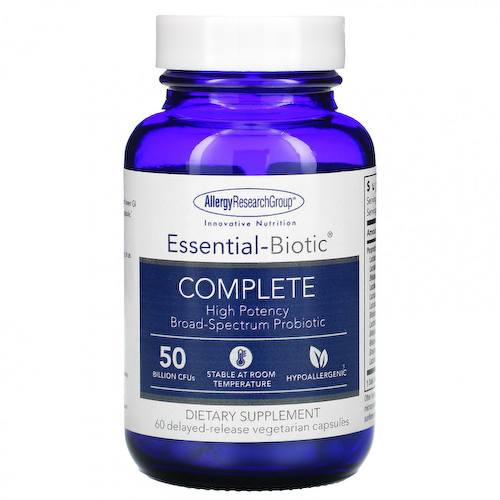 Allergy Research Group, Essential-Biotic Complete, 50 млрд КОЕ, 60 вегетарианских капсул с отсроченным высвобождением #1