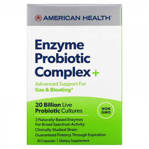 American Health, Enzyme Probiotic Complex +, 30 капсул #1