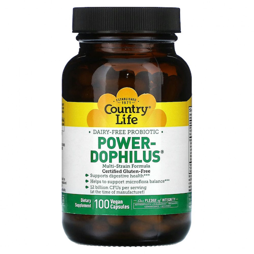 Country Life, Power-Dophilus`` 100 веганских капсул #1