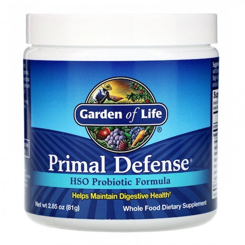 Garden of Life, Primal Defense, порошок, формула с пробиотиком HSO, 81 г (2,85 унции) #1