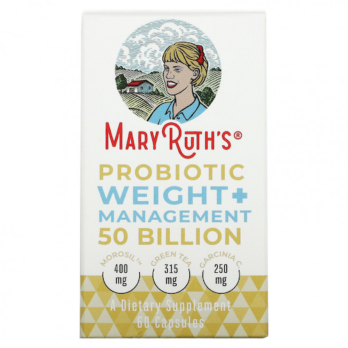 MaryRuth Organics, Пробиотик для контроля веса и контроля веса, 50 млрд, 60 капсул #1
