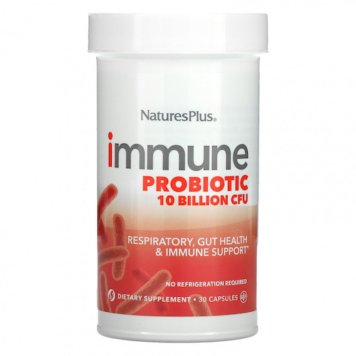 NaturesPlus, Иммунный пробиотик, 10 млрд КОЕ, 30 капсул #1