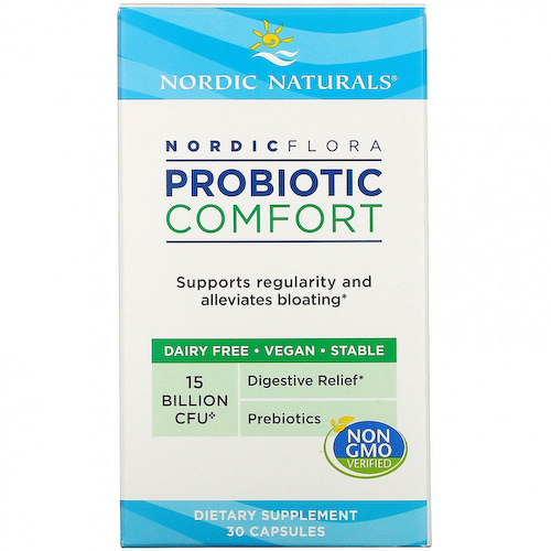 Nordic Naturals, Nordic Flora Probiotic, Comfort, 15 млрд КОЕ, 30 капсул #1
