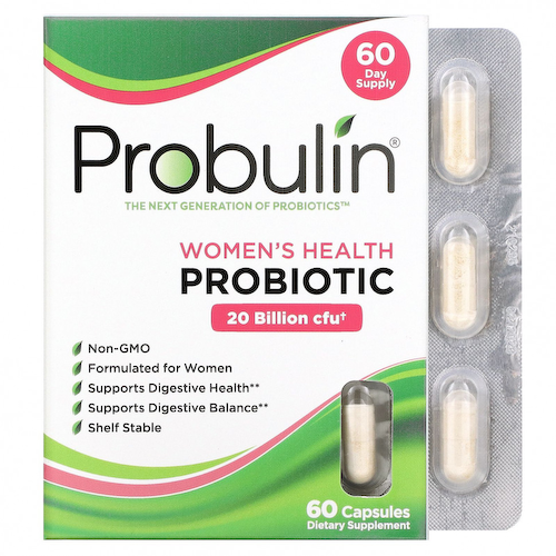 Probulin, пробиотик для женщин, 20 млрд КОЕ, 60 капсул #1