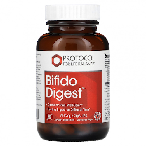 Protocol for Life Balance, Bifido Digest, 60 растительных капсул #1