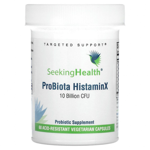 Seeking Health, ProBiota HistaminX, 10 млрд КОЕ, 60 кислотостойких вегетарианских капсул #1