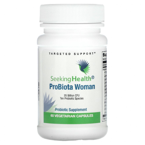 Seeking Health, ProBiota Woman, 25 млрд КОЕ, 60 вегетарианских капсул #1