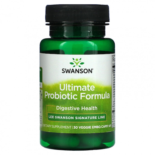 Swanson, Ultimate Probiotic Formula, 30 вегетарианских капсул Embo Ap #1