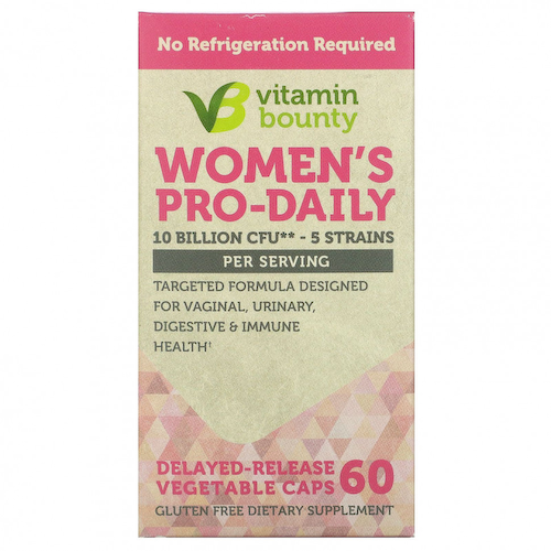 Vitamin Bounty, Women's Pro-Daily, 10 млрд КОЕ, 60 растительных капсул с отсроченным высвобождением #1