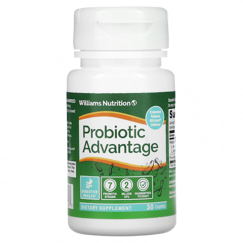 Williams Nutrition, Probiotic Advantage, 2 млрд КОЕ, 30 капсул #1