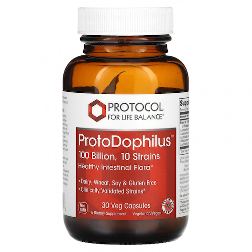 Protocol for Life Balance, ProtoDophilus, 100 млрд, 30 растительных капсул #1