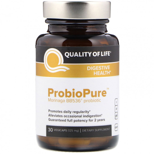 Quality of Life Labs, ProbioPure, пробиотки 30 овощных капсул #1