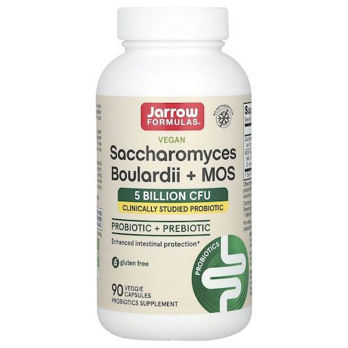 Jarrow Formulas, сахаромицеты Буларди плюс МОС, 5 млрд, 90 вегетарианских капсул с отсроченным высвобождением #1