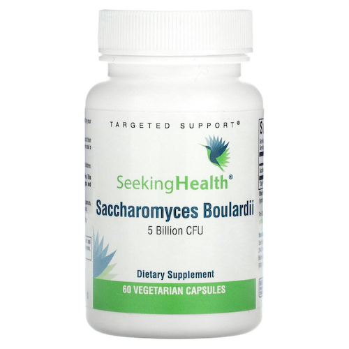 Seeking Health, Сахаромицеты Буларди, 5 млрд КОЕ, 60 вегетарианских капсул #1