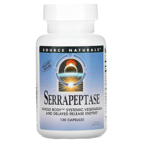 Source Naturals, Серрапептаза, 120 капсул #1