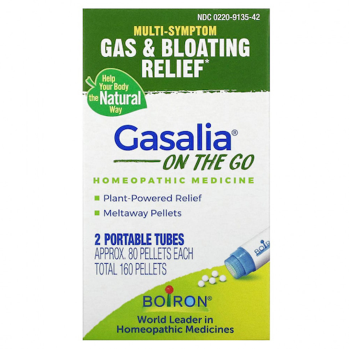 Boiron, Gasalia On The Go, 2 переносных тубуса, прибл. 80 гранул каждая #1