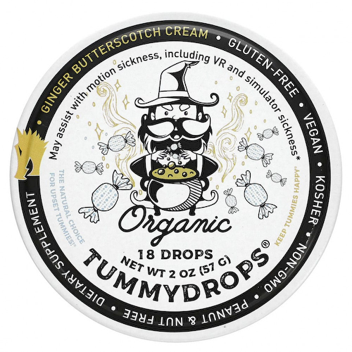 Tummydrops, Крем с органическим имбирем и ириской, 18 капель, 57 г (2 унции) #1