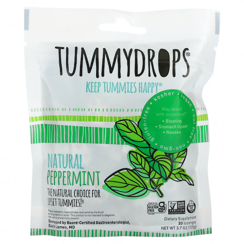 Tummydrops, Натуральная мята, 33 пастилки #1