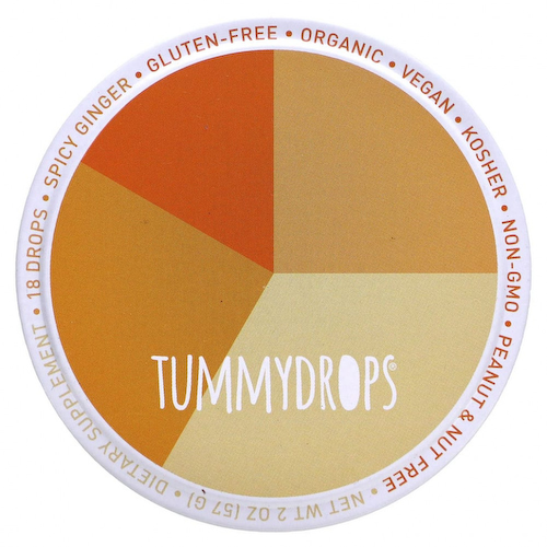 Tummydrops, Пряный имбирь, 18 капель, 57 г (2 унции) #1