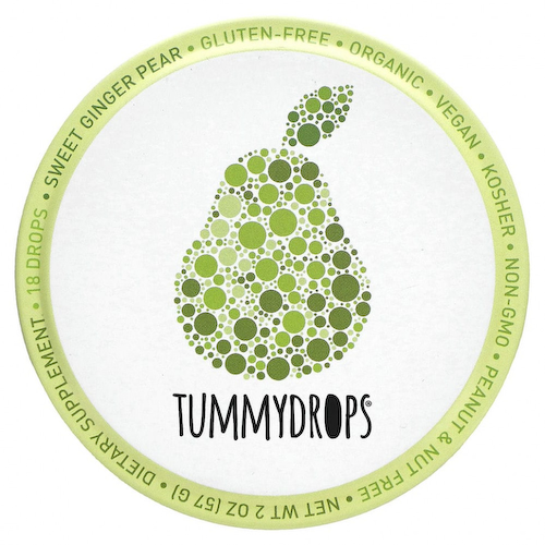 Tummydrops, Сладкая имбирная груша, 18 капель, 57 г (2 унции) #1
